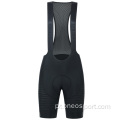 Shorts de babador de ciclismo feminino